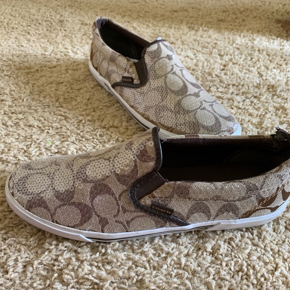 Sequin Coach Shoes